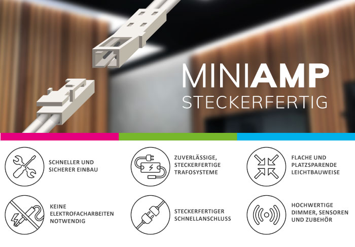 Übersicht über miniAMP von Isoled
