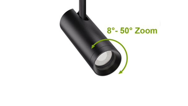 3-Phasen-Strahler mit Zoomfunktion