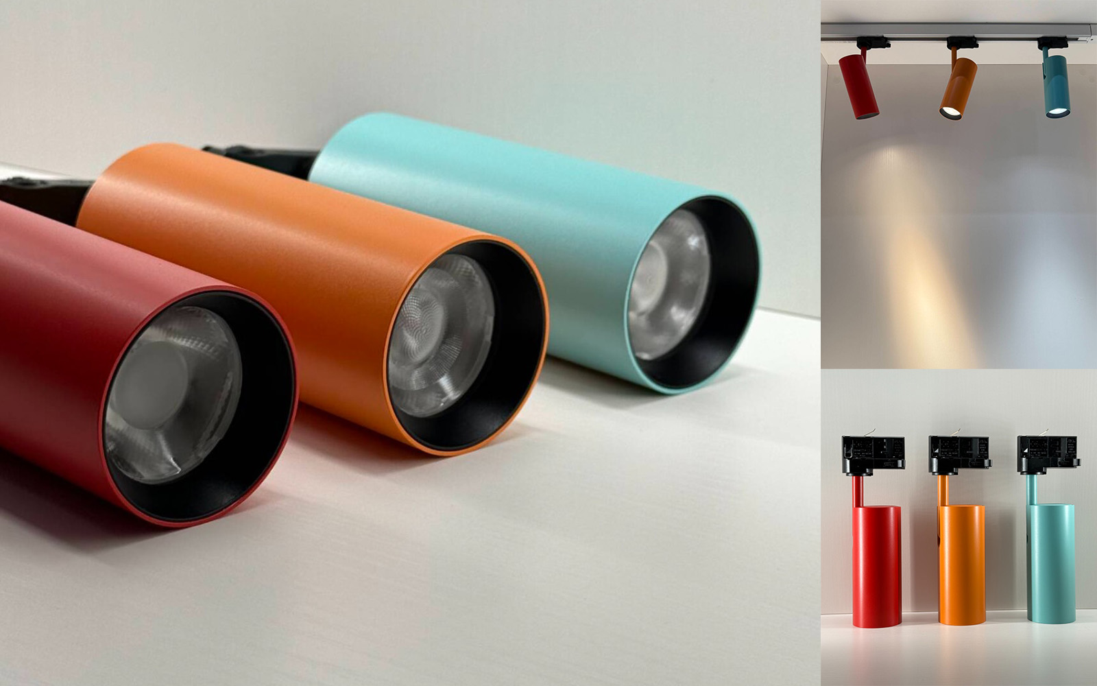 3-Phasen-Strahler in Wunschfarbe und Corporate Color