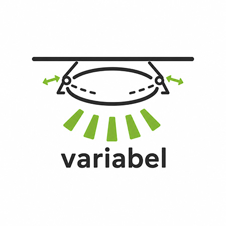 LED Einbaustrahler variabler Lochausschnitt