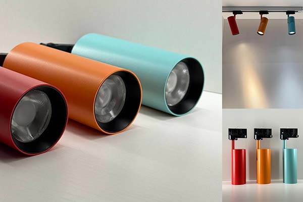 3-Phasen-Strahler in Corporate Color und Wunschfarbe