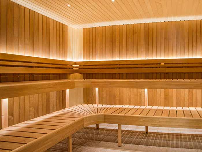Saunabeleuchtung mit LED Streifen